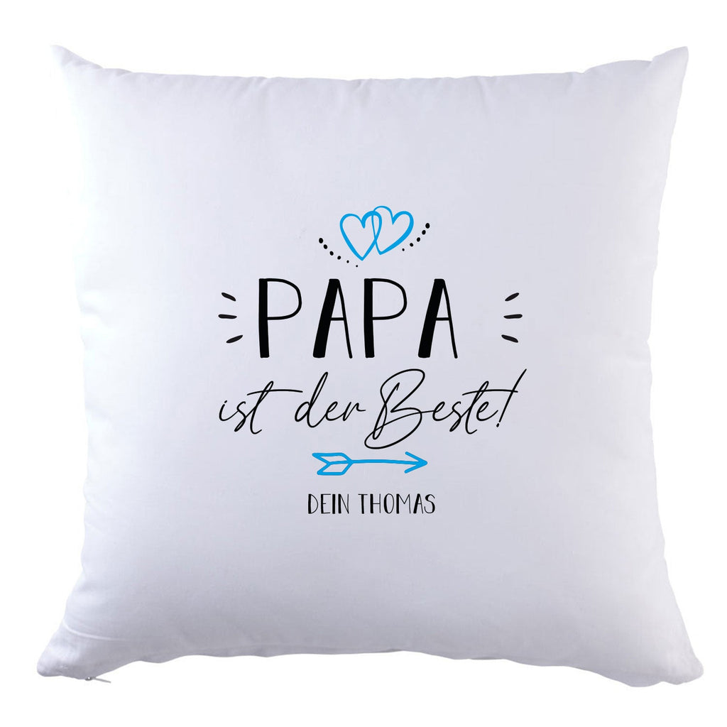 Personalisiertes Kissen mit Motiv - Papa ist der Beste