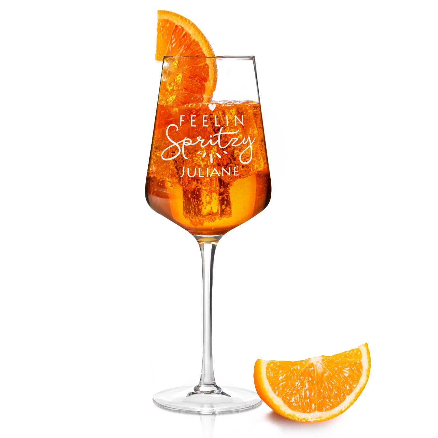 Leonardo Weinglas mit Gravur - "Feelin Spritzy" mit Name