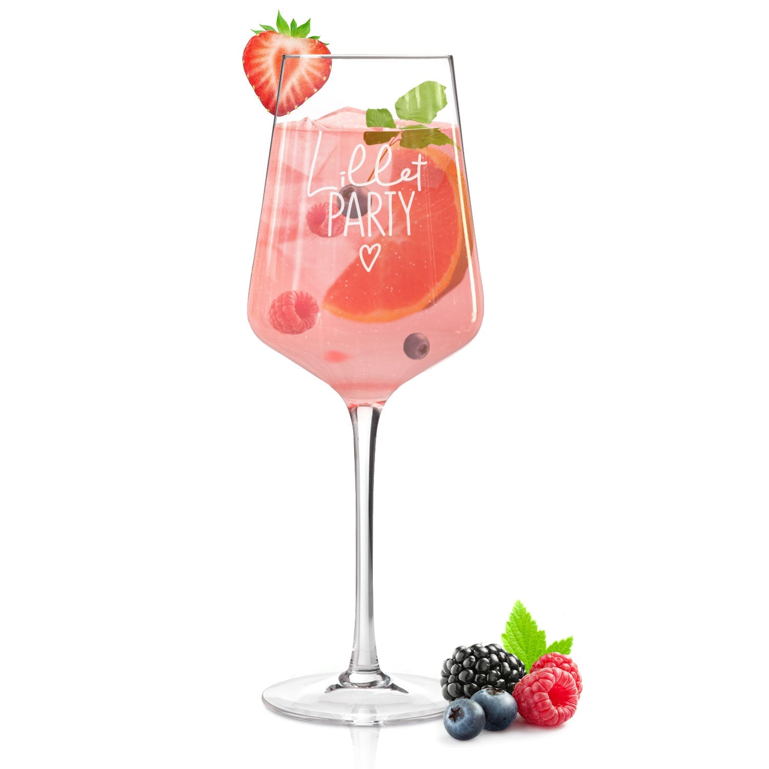 Leonardo Weinglas mit Gravur - "Lillet Party"