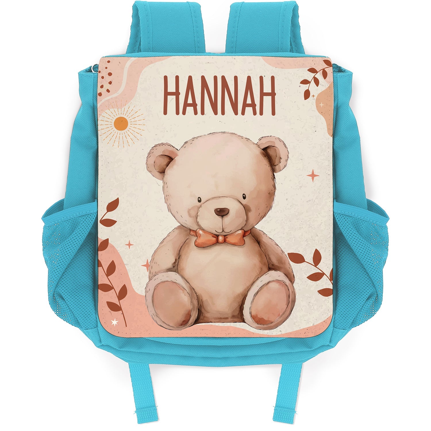Bedruckter Rucksack für Kinder - Waldtiere mit Name