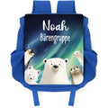 Bedruckter Rucksack für Kinder - Polartiere mit Name
