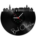 Wanduhr aus Vinyl Skyline Bad Oldesloe