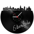 Wanduhr aus Vinyl Skyline Eckernförde