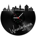 Wanduhr aus Vinyl Skyline Wevelinghoven