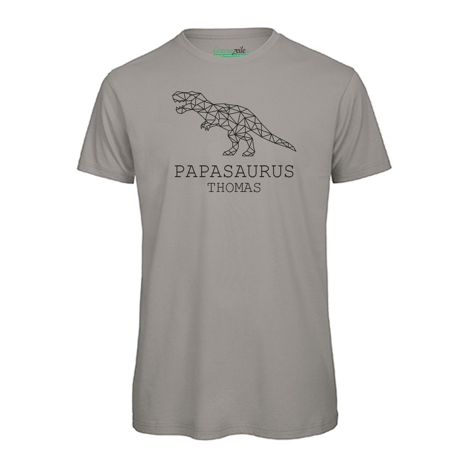 Bedrucktes T-Shirt für Herren - PAPASAURUS