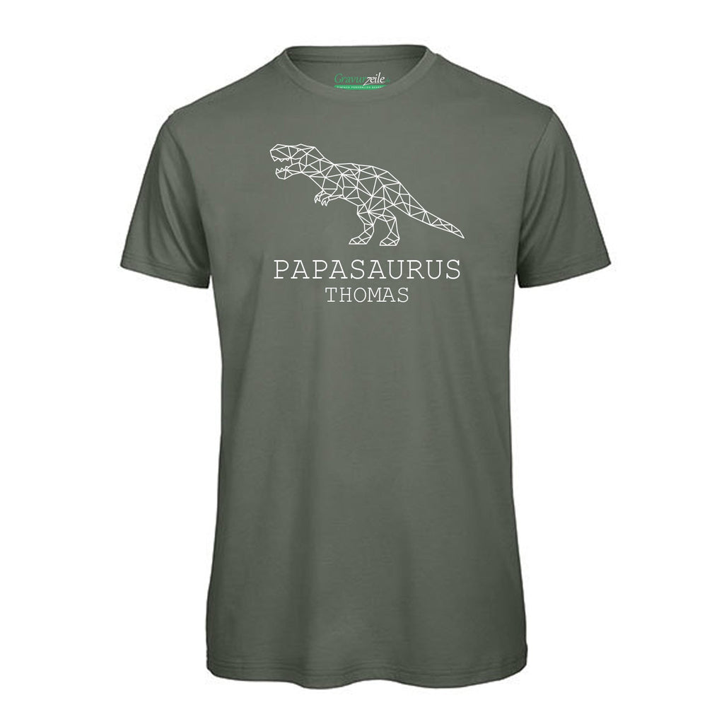 Bedrucktes T-Shirt für Herren - PAPASAURUS