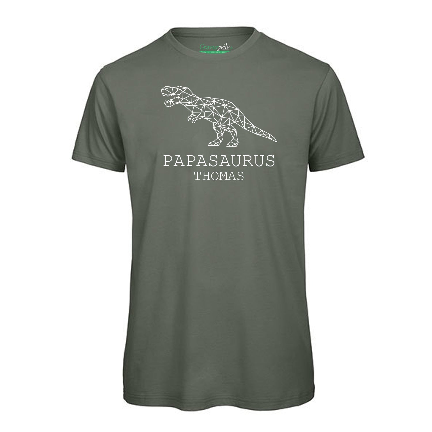 Bedrucktes T-Shirt für Herren - PAPASAURUS