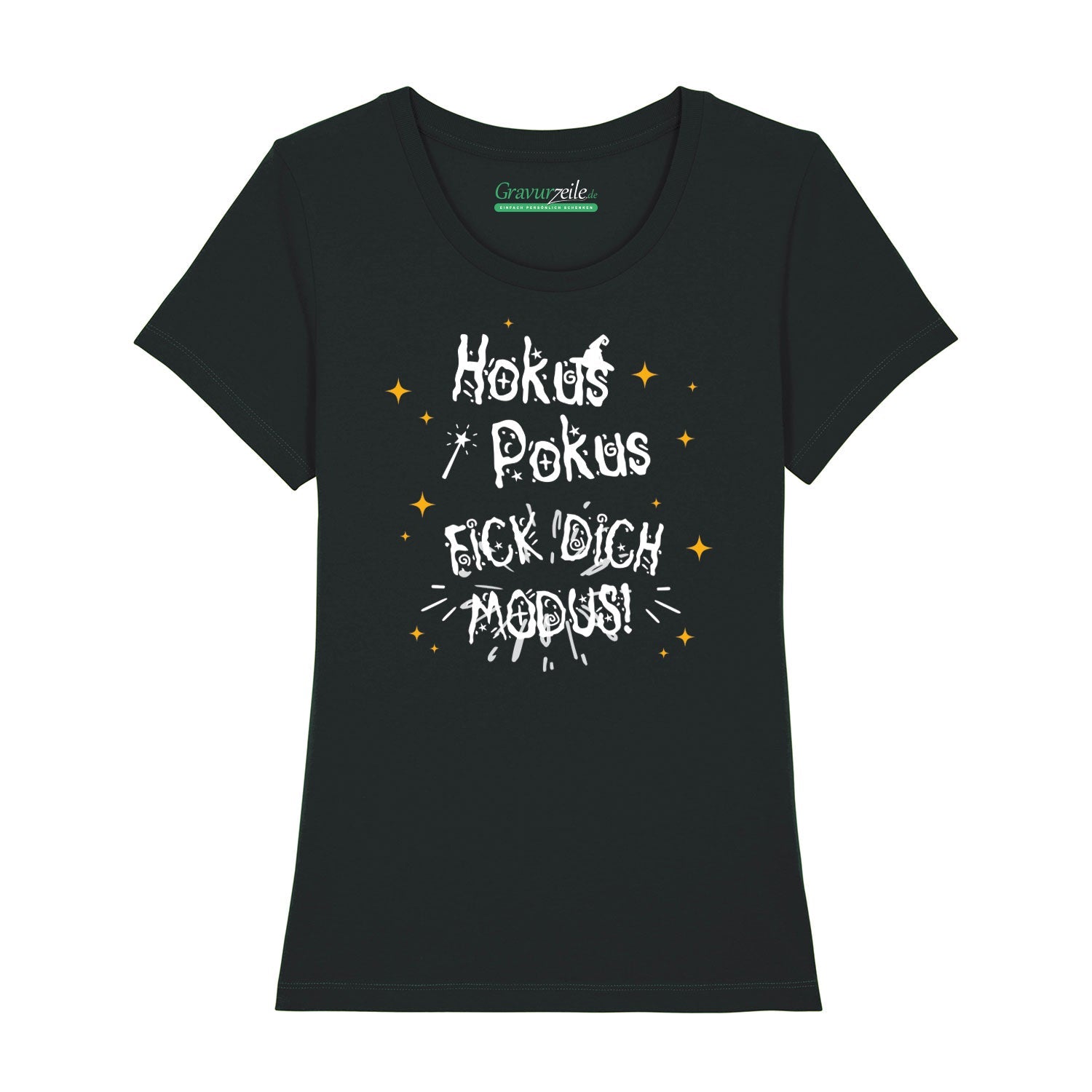 Bedrucktes T-Shirt für Damen - Hokus Pokus