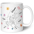 Bedruckte Tasse - Hände halten Mama - Geschenk zum Muttertag