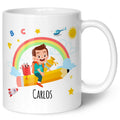 Bedruckte Tasse mit Motiv Einschulung