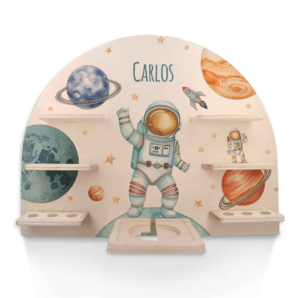 Toniebox Regal für Kinderzimmer - Astronaut - Personalisiert mit Namen