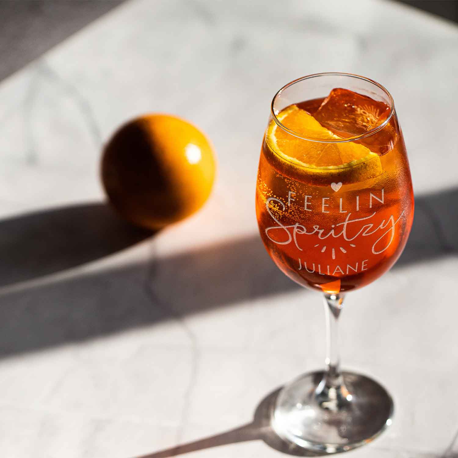 Leonardo Weinglas mit Gravur - "Feelin Spritzy" mit Name