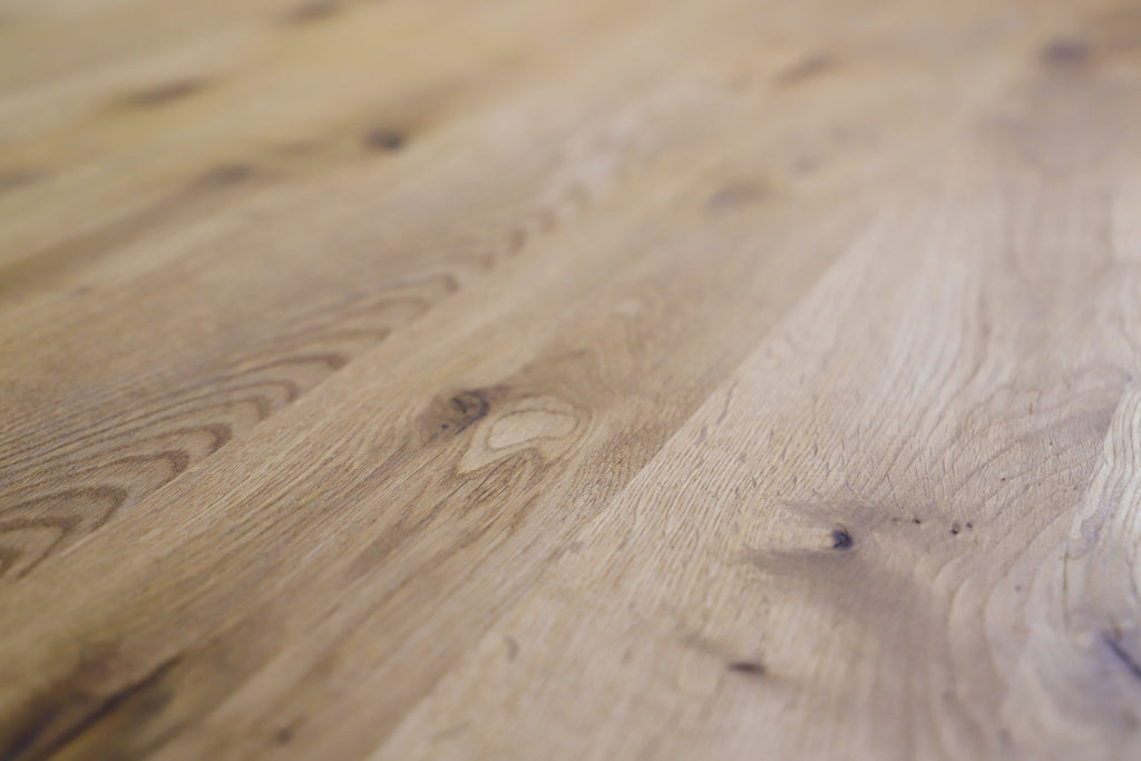 Dining Table Emil Oval with Swiss Edge Spider Base Wild Oak Solid