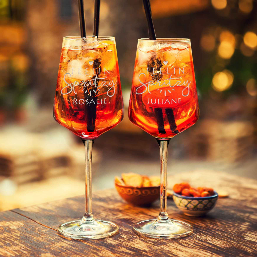 Leonardo Weinglas mit Gravur - "Feelin Spritzy" mit Name