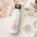 Bedruckte Trinkflasche aus Edelstahl - Ballerina