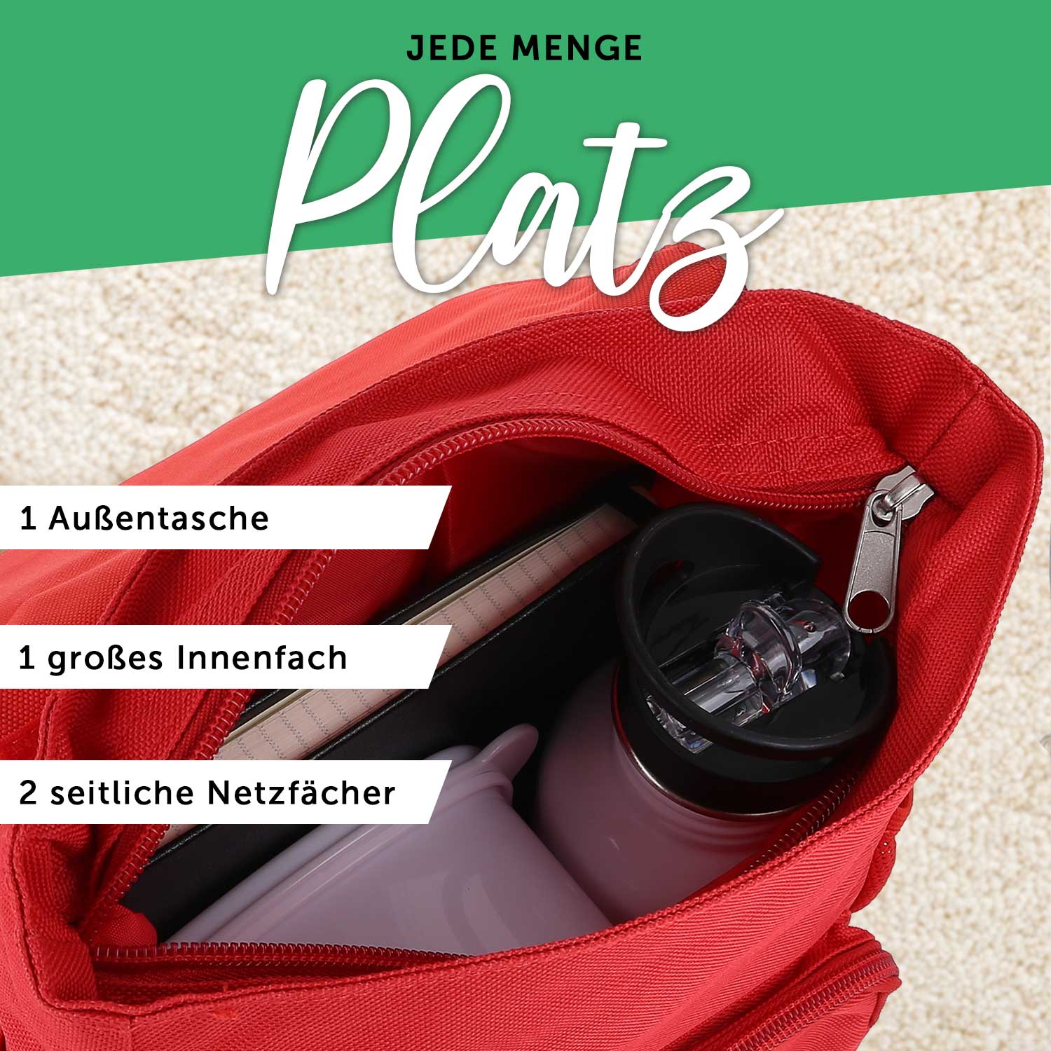 Bedruckter Rucksack für Kinder - Waldtiere mit Name