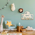 Personalisierte Garderobe fürs Kinderzimmer - See