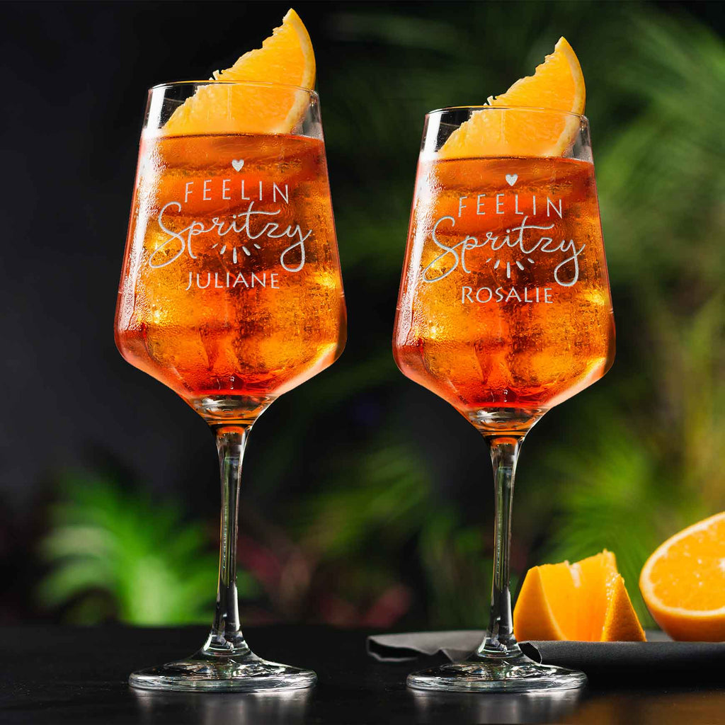 Leonardo Weinglas mit Gravur - "Feelin Spritzy" mit Name
