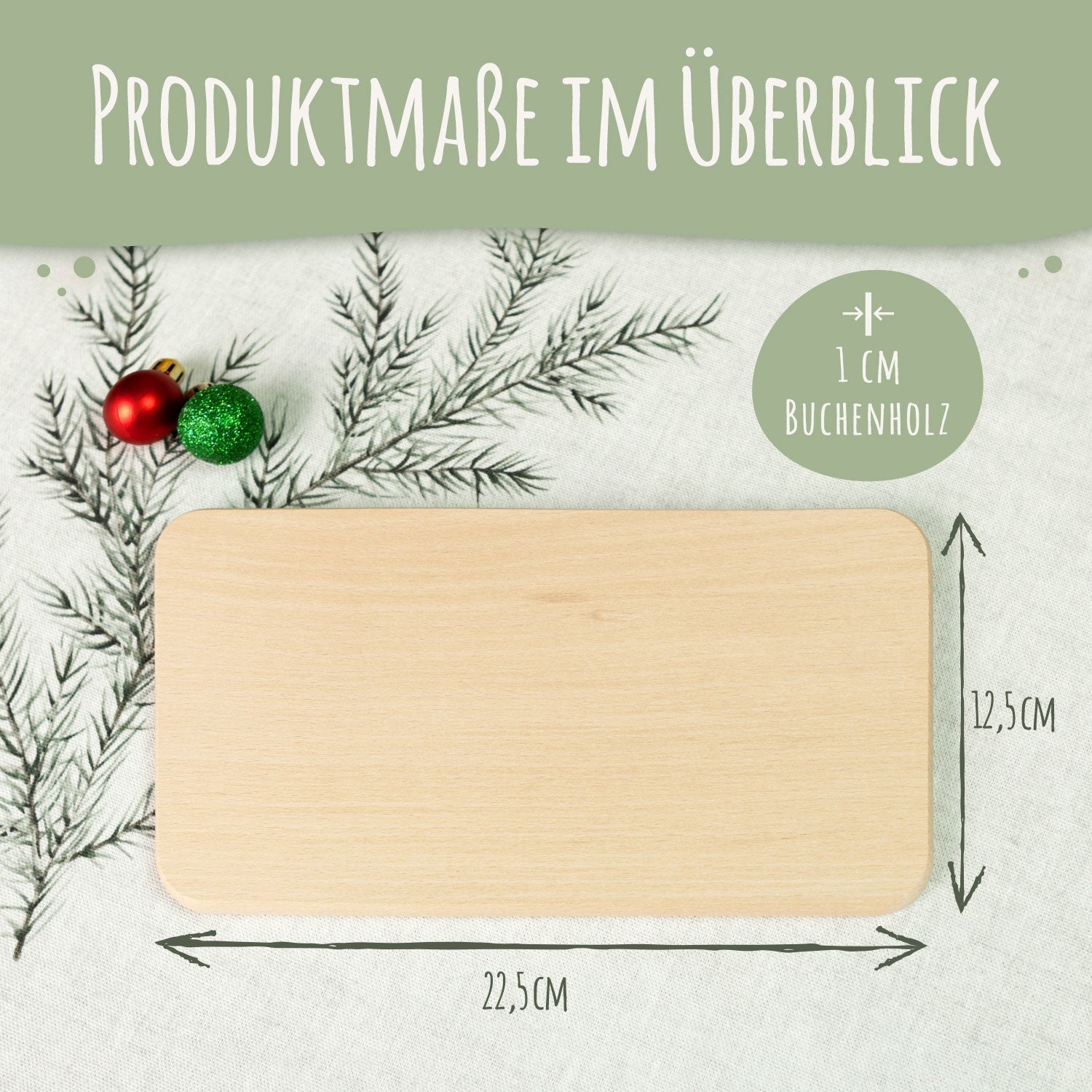 Frühstücksbrettchen zu Weihnachten - Pullovertiere - personalisiert mit Name