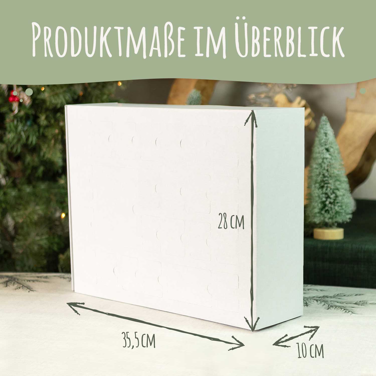 Personalisierter DIY Adventskalender - Konfigurator Freundinnen zum selbst Befüllen
