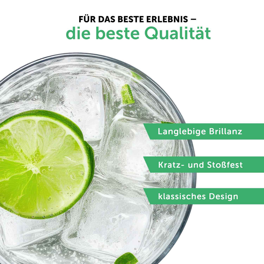 2er Set Montana GIN-Gläser "Gin-nial" mit Wunschnamen