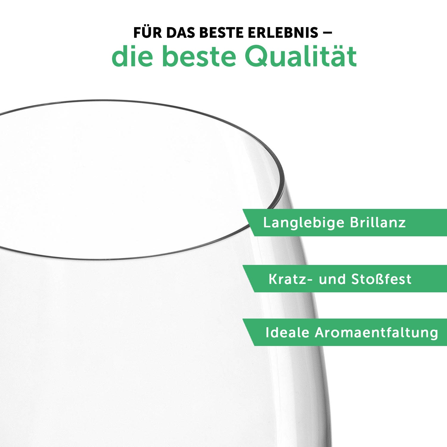 Leonardo Weinglas mit UV-Druck "Lächle du kannst nicht alle töten"