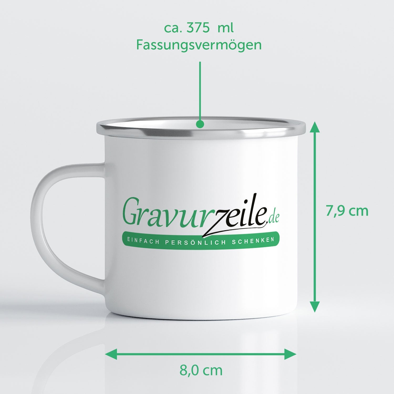 Emaille Tasse für Kinder - Personalisiert mit Namen - Tiergruppe Safari