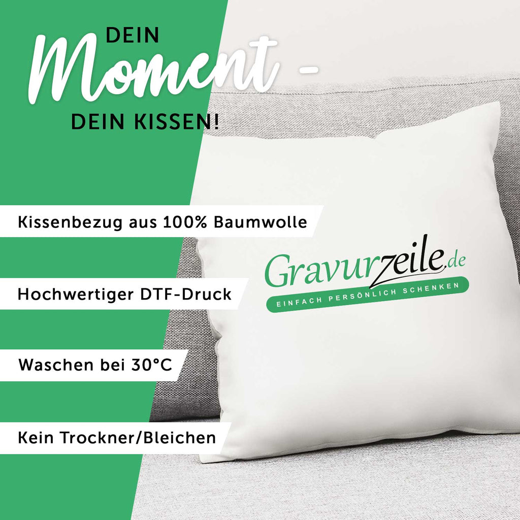Personalisiertes Kissen mit Motiv - Tiere