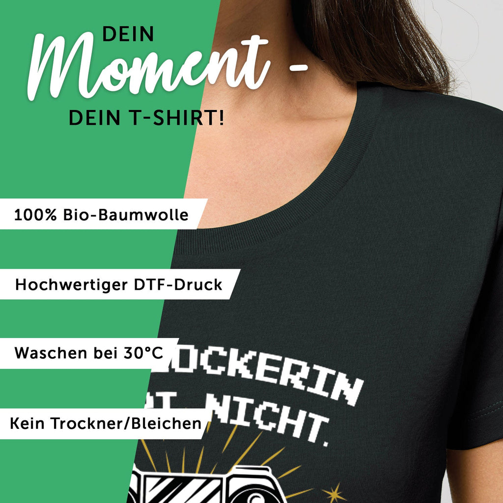 Bedrucktes T-Shirt für Damen - Eine Zockerin altert nicht