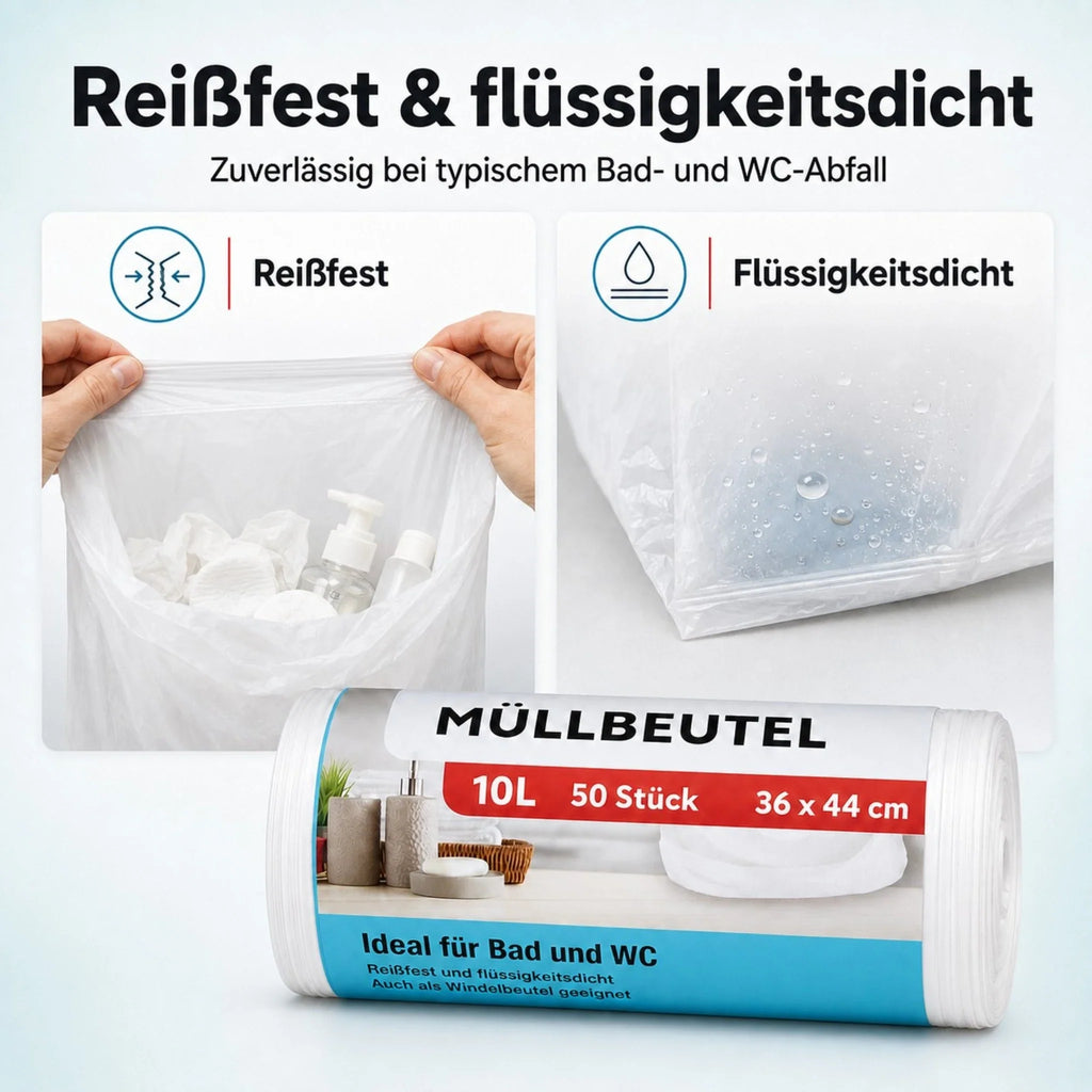 Müllbeutel 10L – 50 Stück