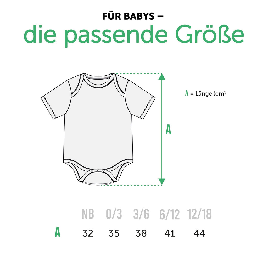 Bedruckter Babybody für Babies - Unser erster Vatertag
