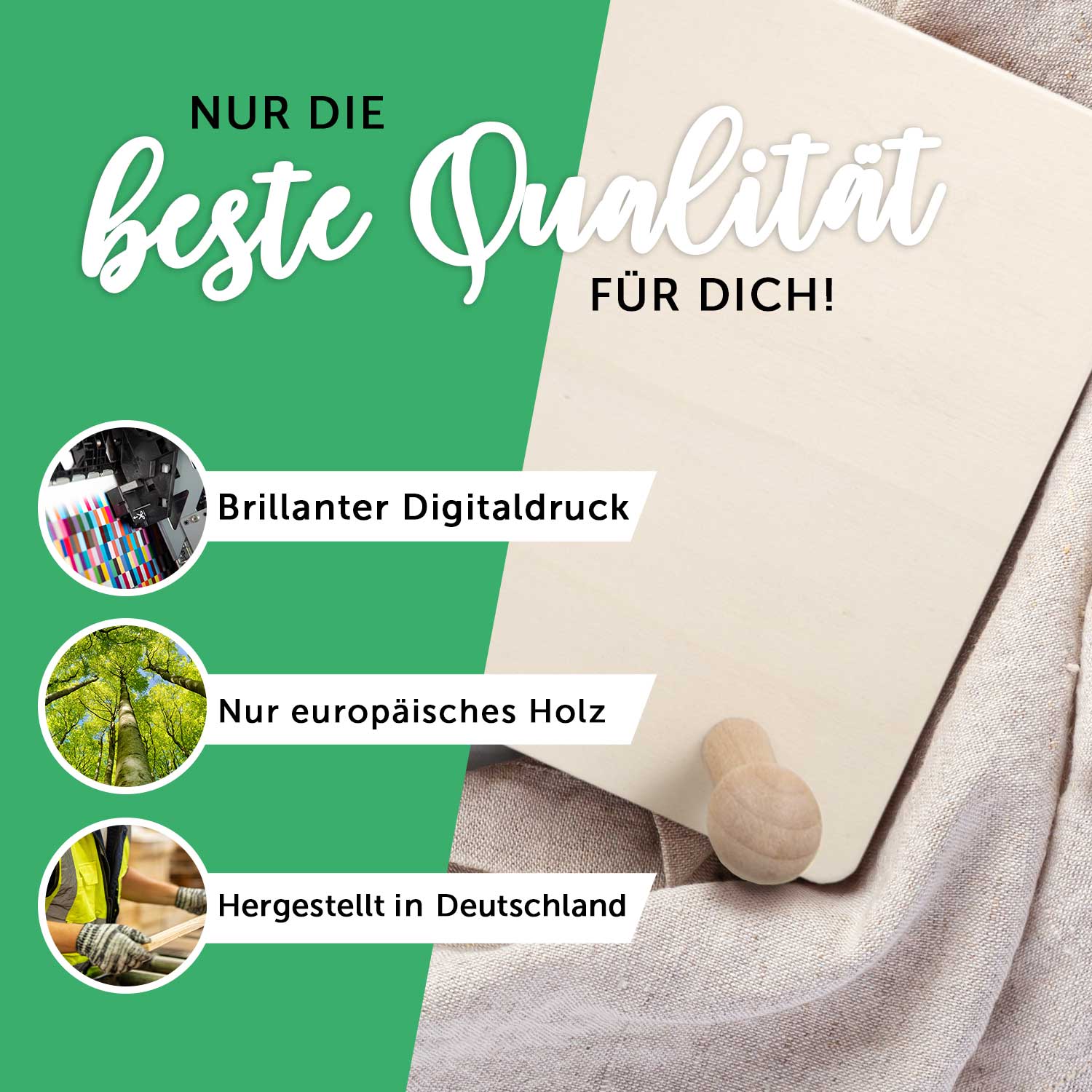 Personalisierte Garderobe fürs Kinderzimmer - Bären & Bienen