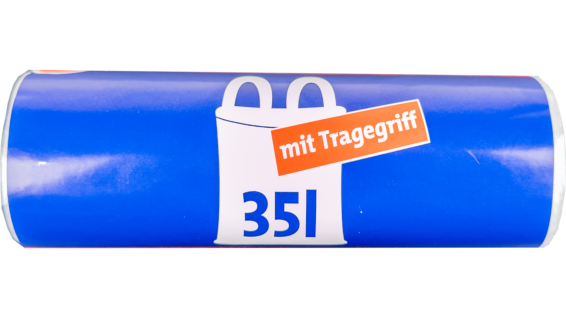 35L Müllbeutel mit Tragegriff - Transparent - Reißfest & Flüssigkeitsdicht