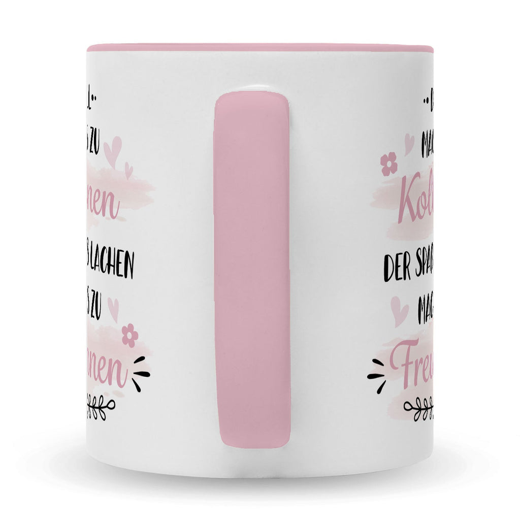 Bedruckte Tasse mit Spruch Der Zufall machte uns zu Kolleginnen