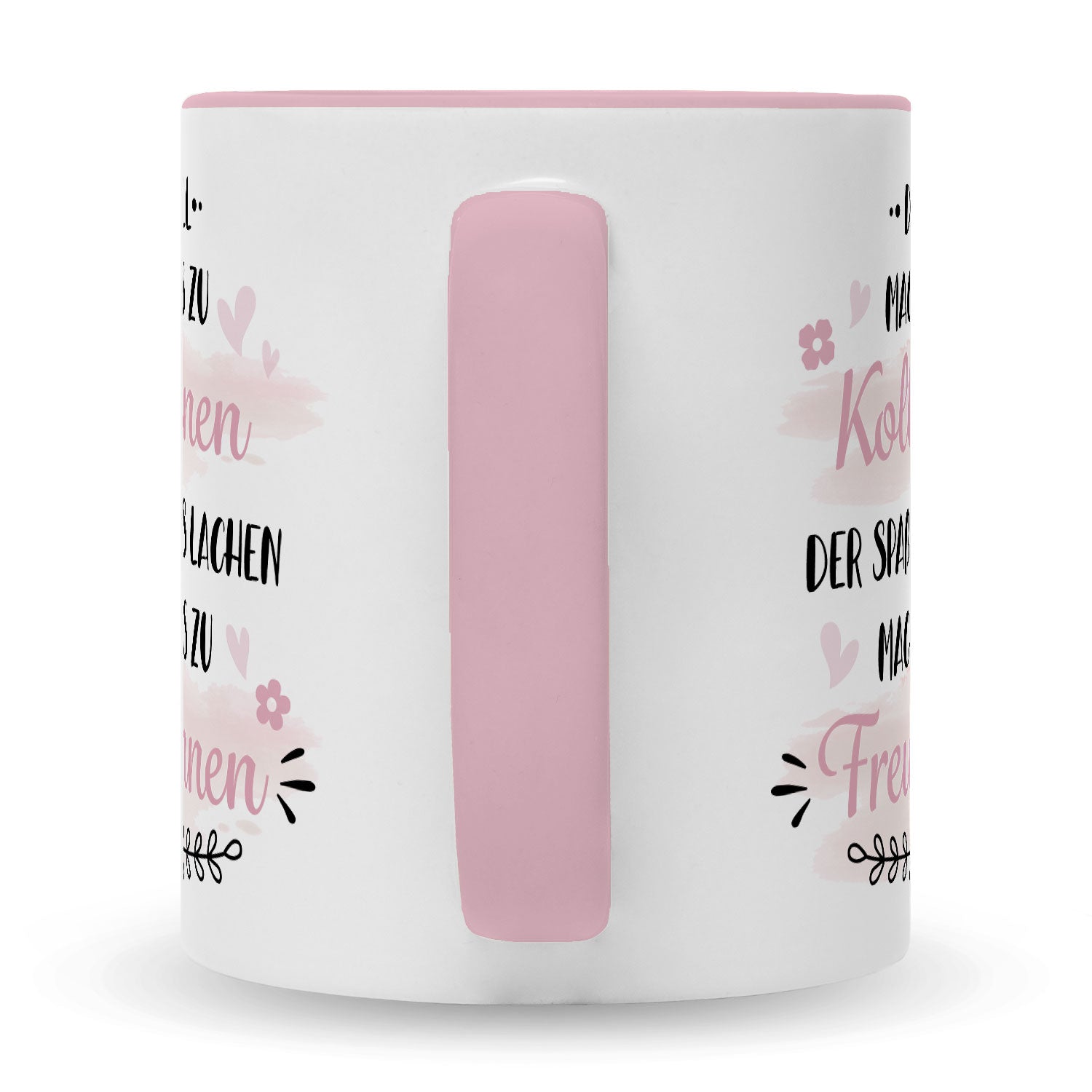 Bedruckte Tasse mit Spruch Der Zufall machte uns zu Kolleginnen