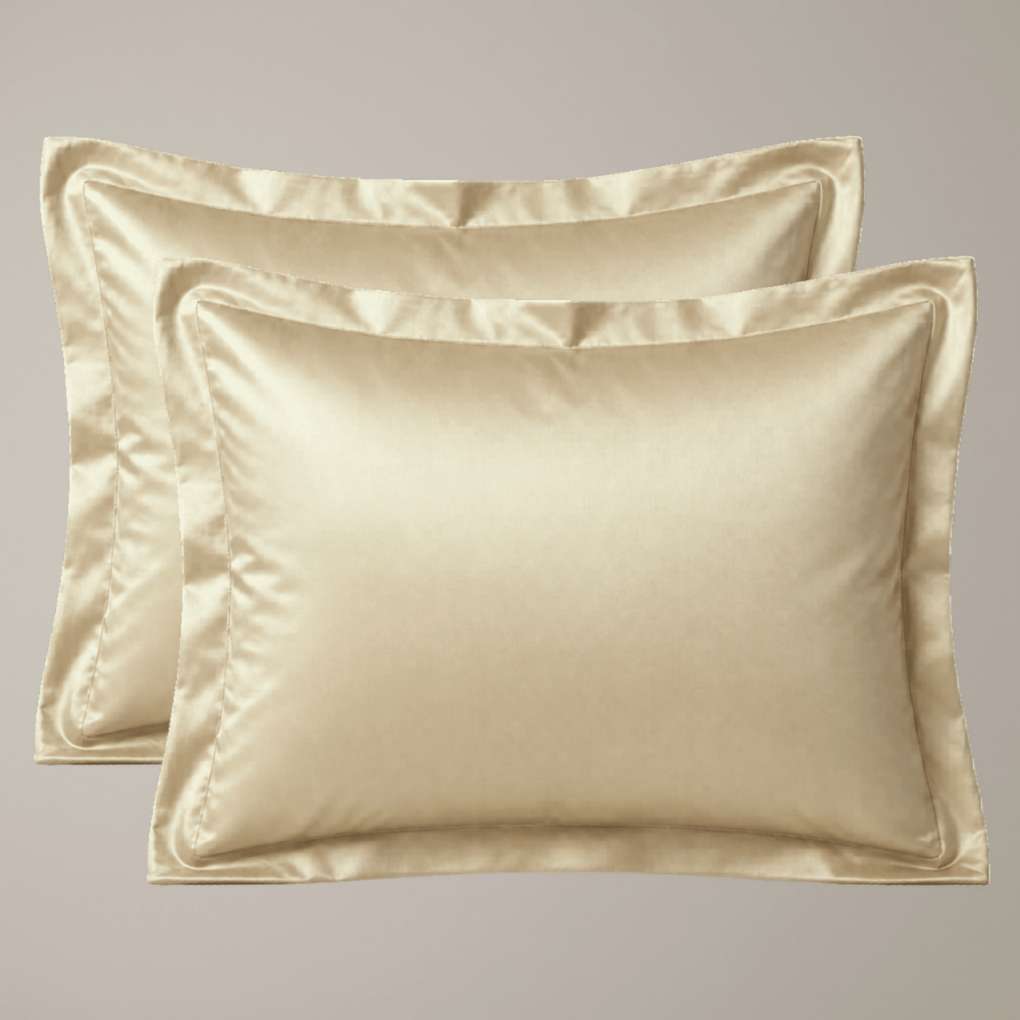 Luxe Baumwolle Satin 2-Kissenbezug Set