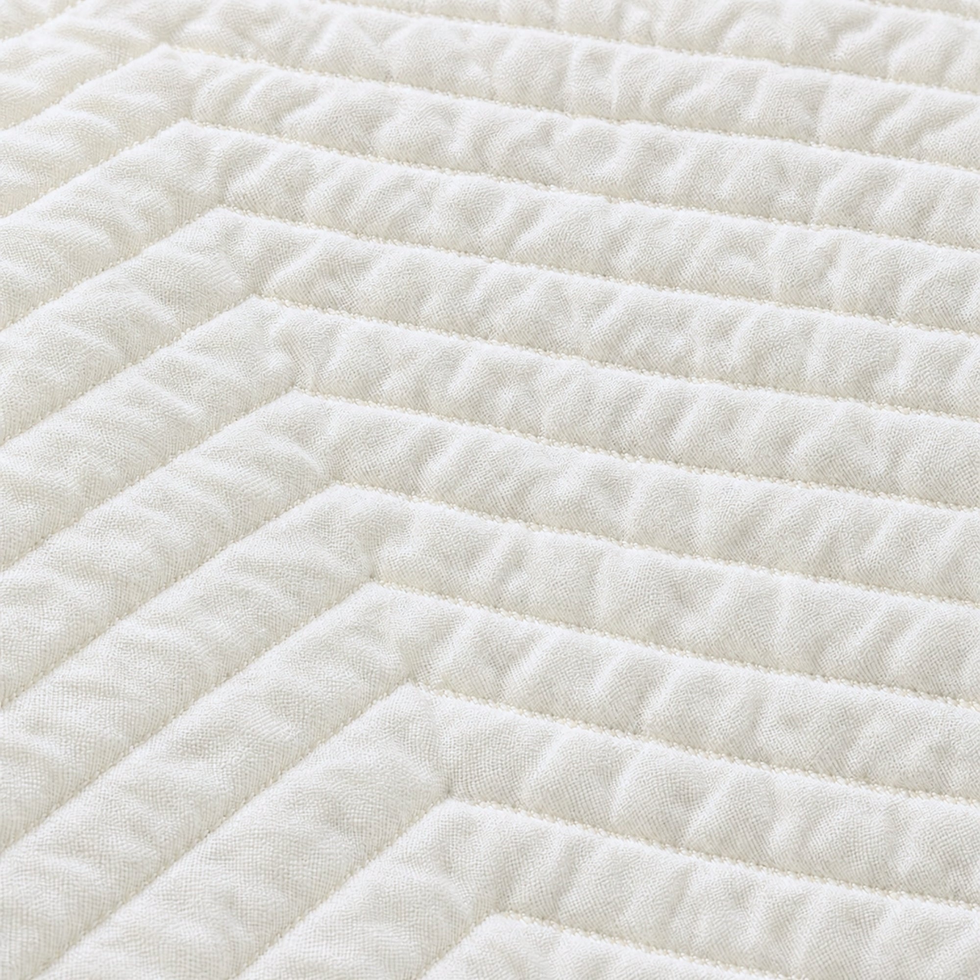 Herringbone Baumwolle Matelassé Tagesdecke