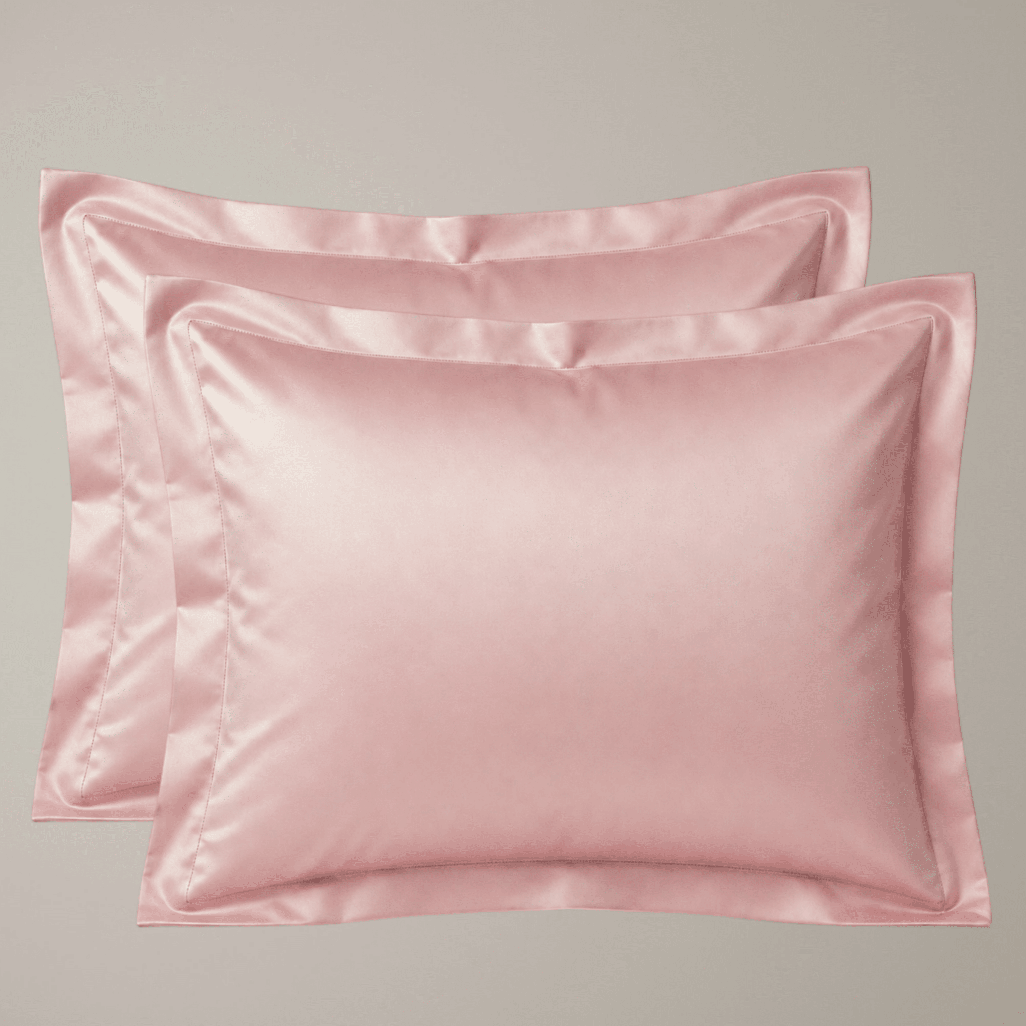 Luxe Baumwolle Satin 2-Kissenbezug Set