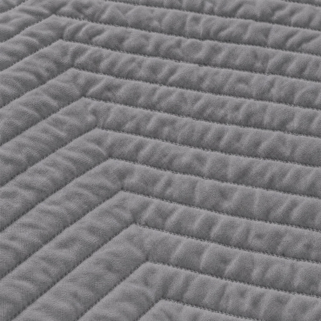 Herringbone Baumwolle Matelassé Tagesdecke