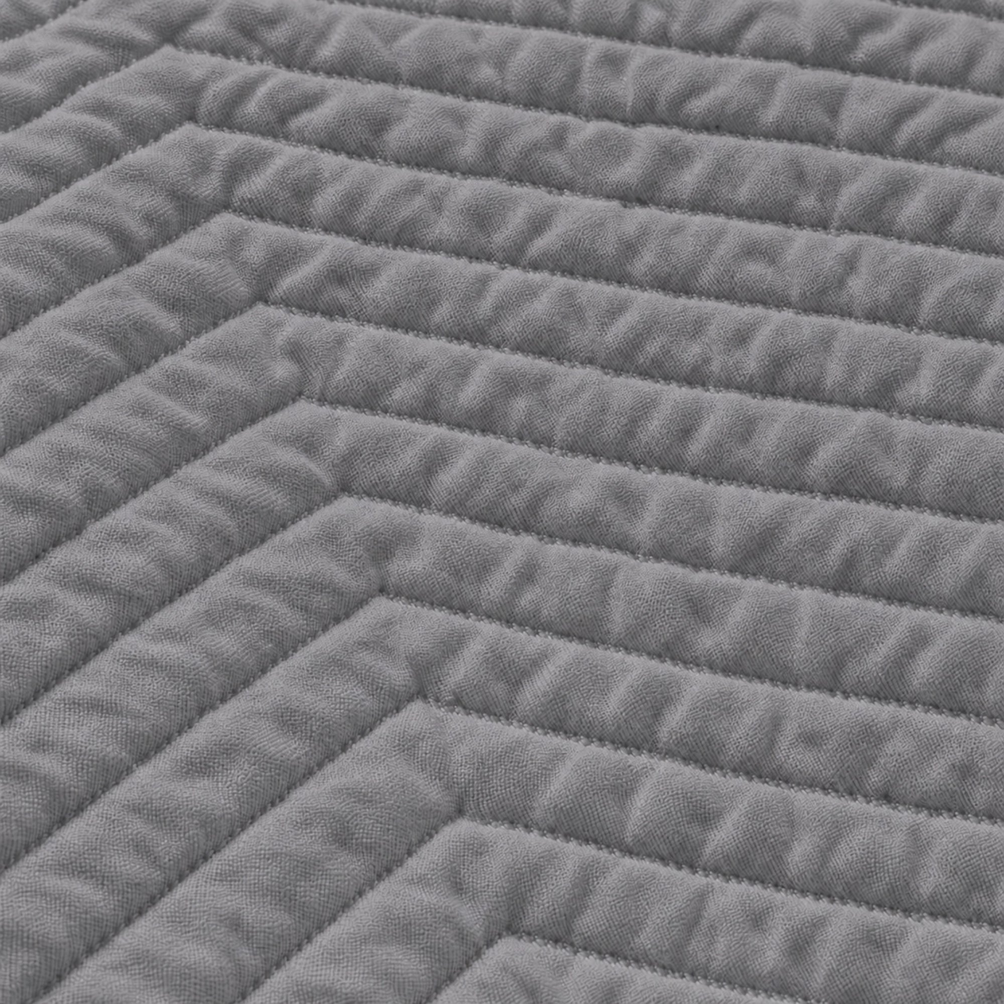 Herringbone Baumwolle Matelassé Tagesdecke
