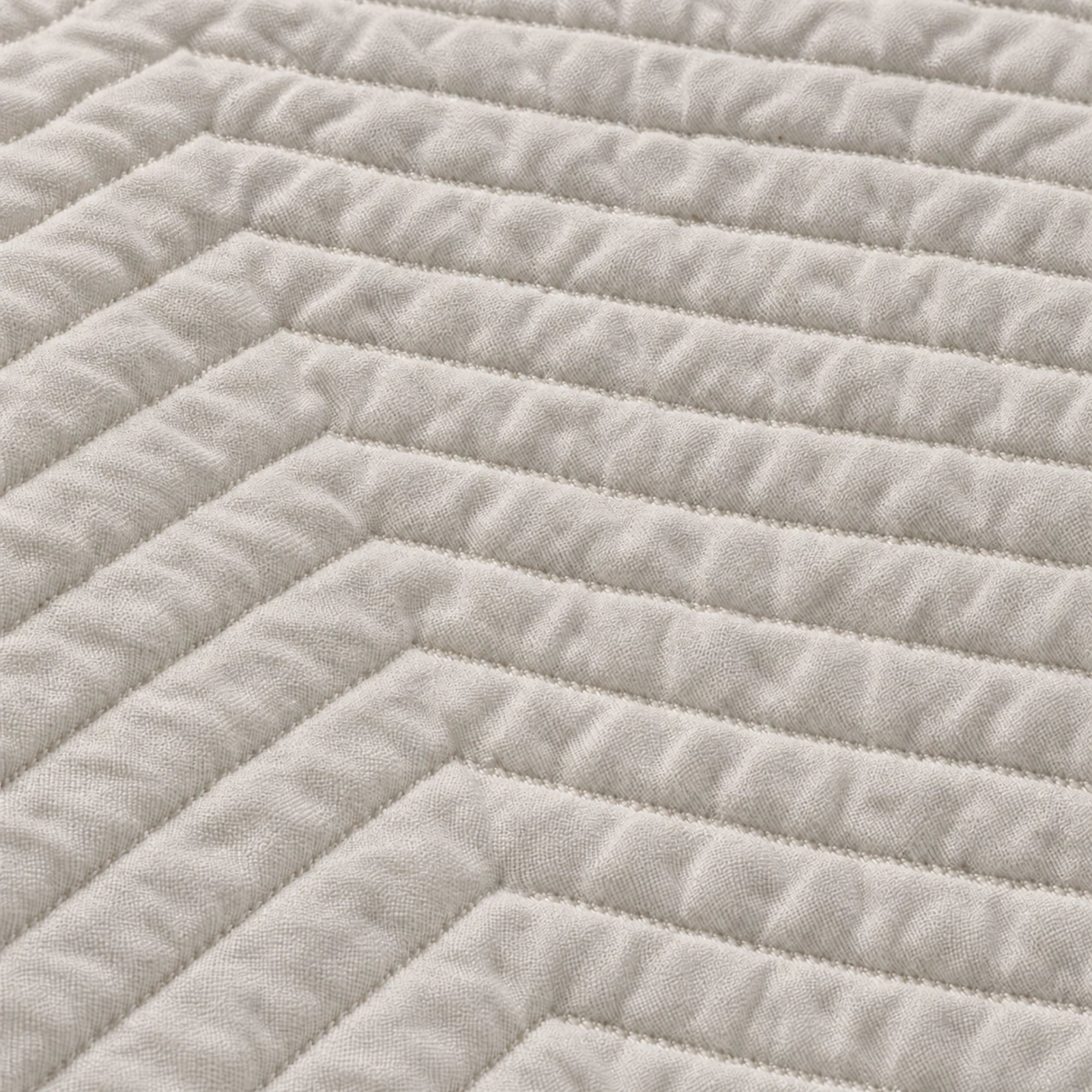 Herringbone Baumwolle Matelassé Tagesdecke