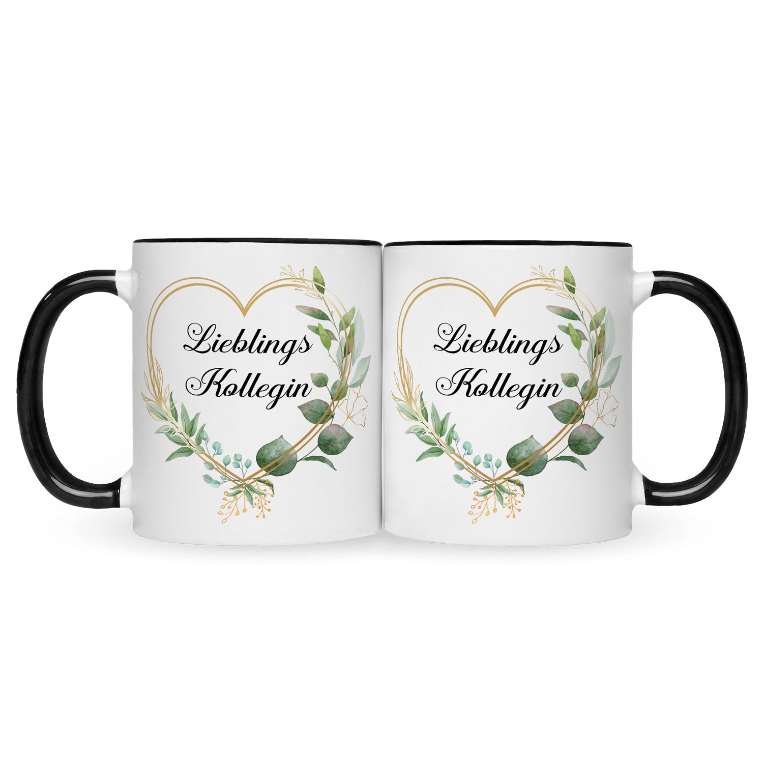 Bedruckte Tasse mit Spruch Lieblingskollegin
