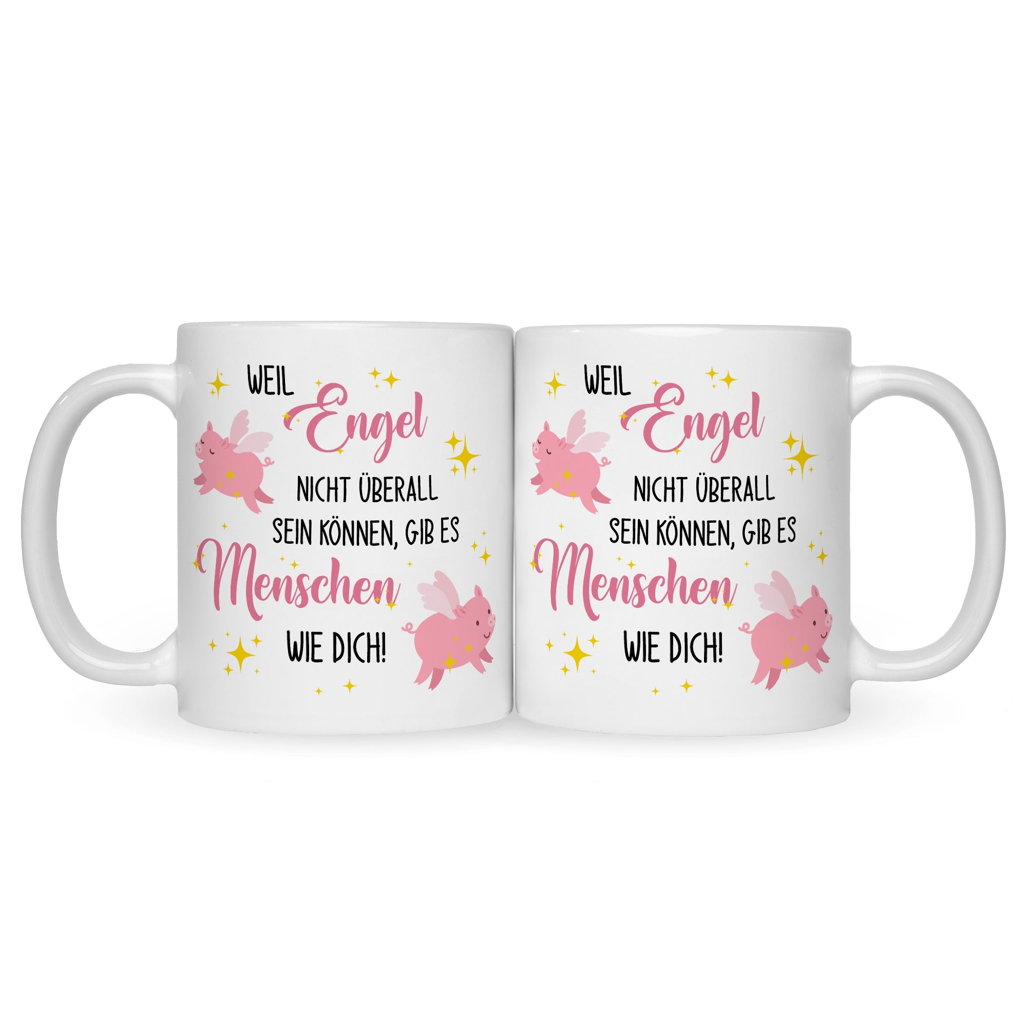 Bedruckte Tasse mit Spruch Menschen wie Dich