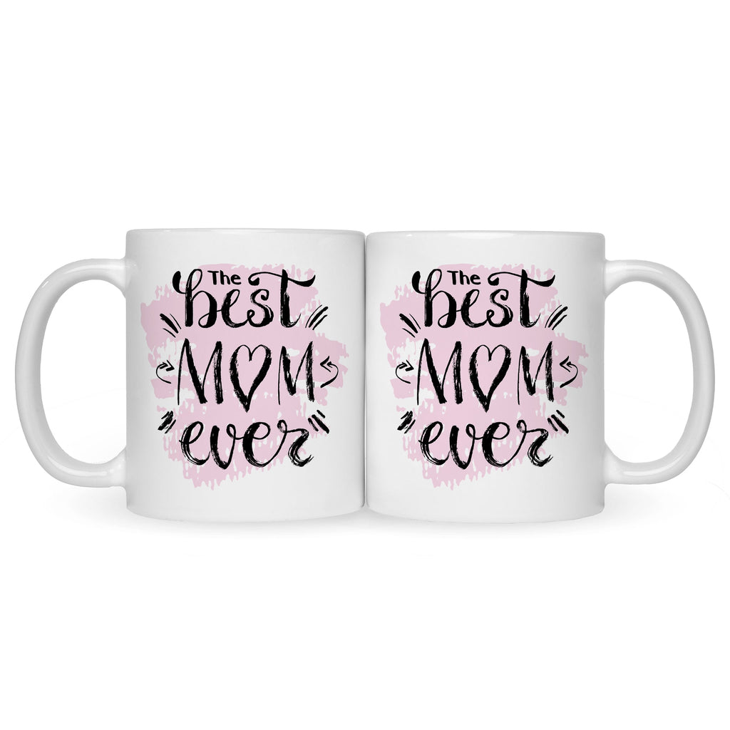 Bedruckte Tasse mit Spruch The best Mom ever