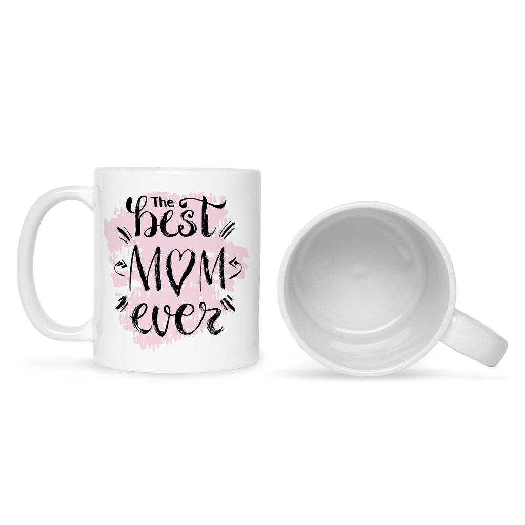 Bedruckte Tasse mit Spruch The best Mom ever