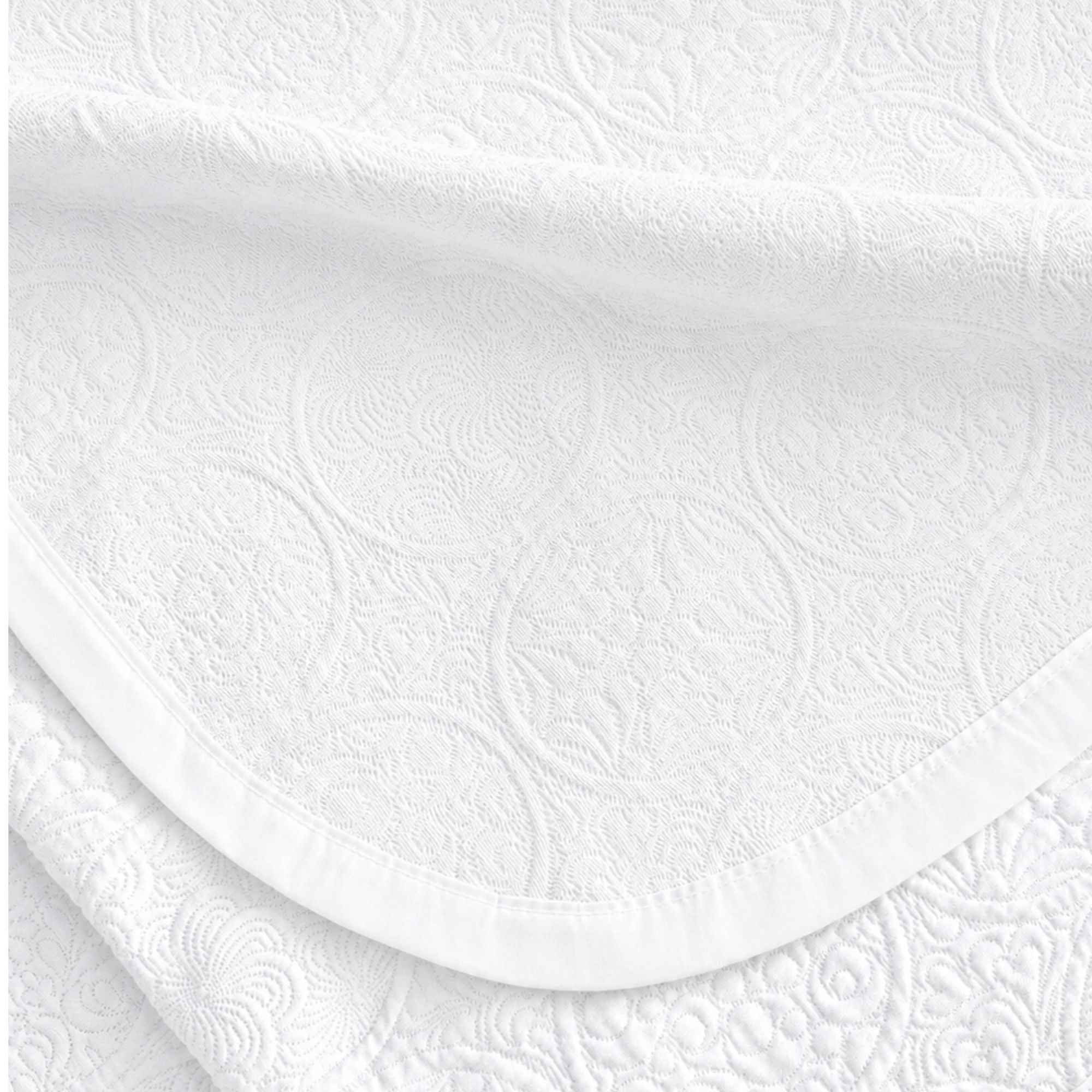 Medallion Baumwolle Matelassé Tagesdecke