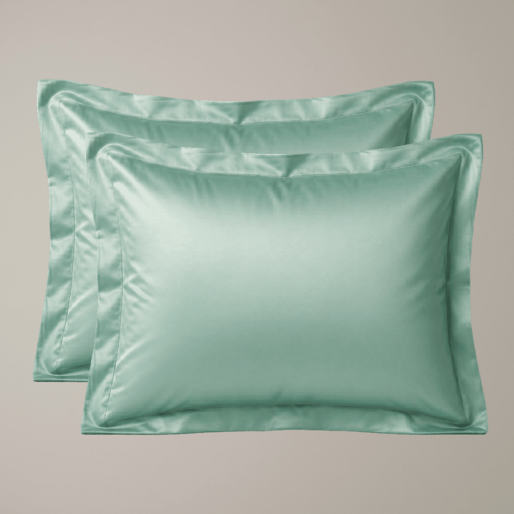 Luxe Baumwolle Satin 2-Kissenbezug Set