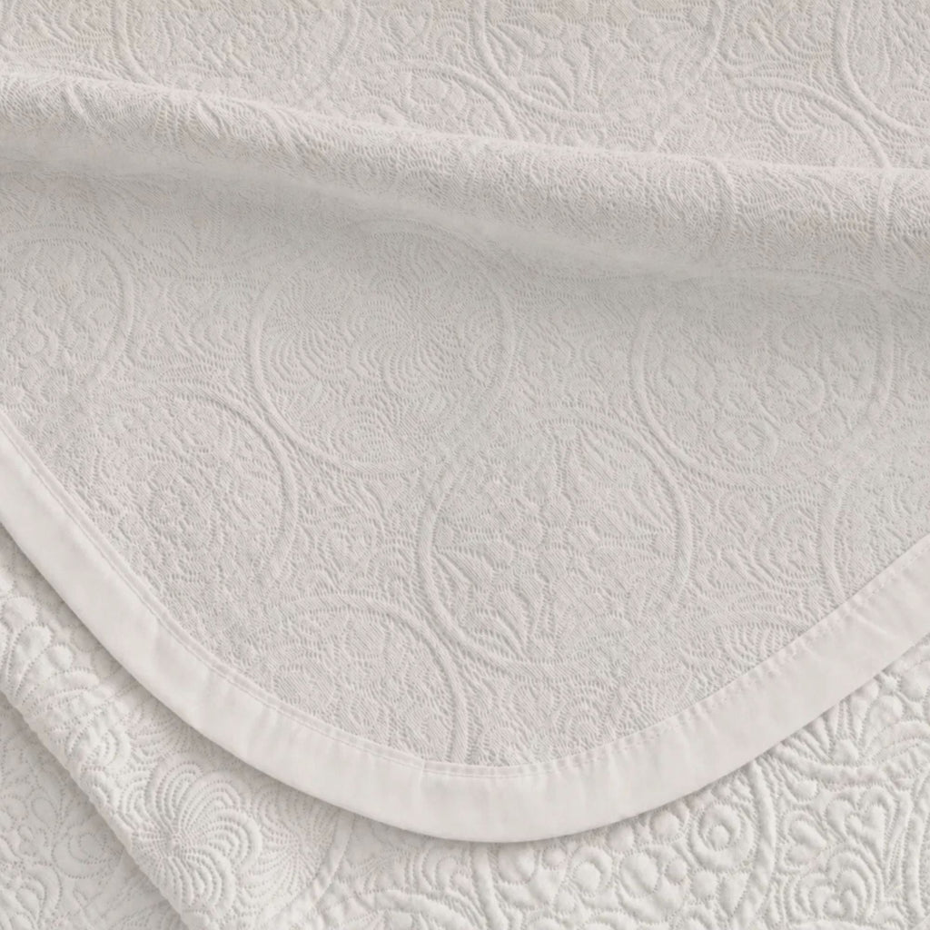 Medallion Baumwolle Matelassé Tagesdecke