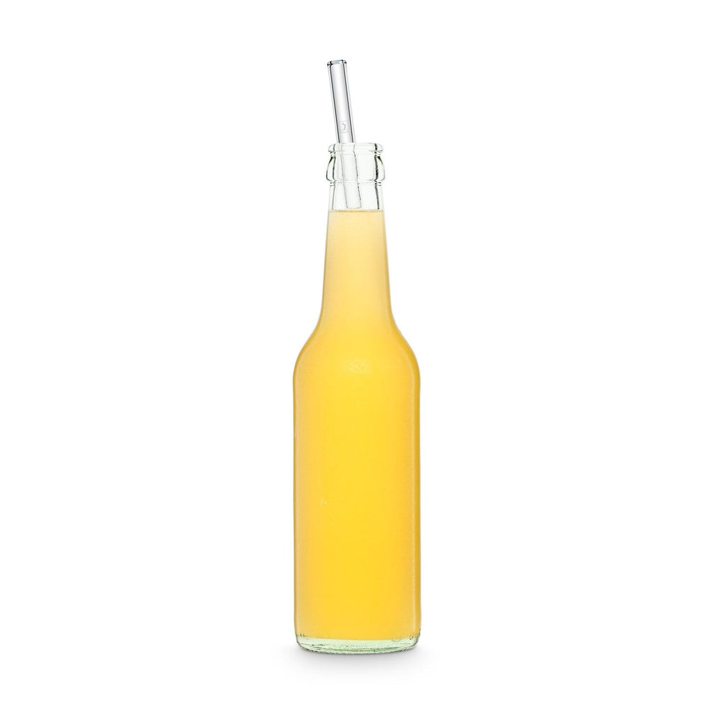 6x 27cm Glasstrohhalme für Kukki Cocktail Flaschen und Karaffe