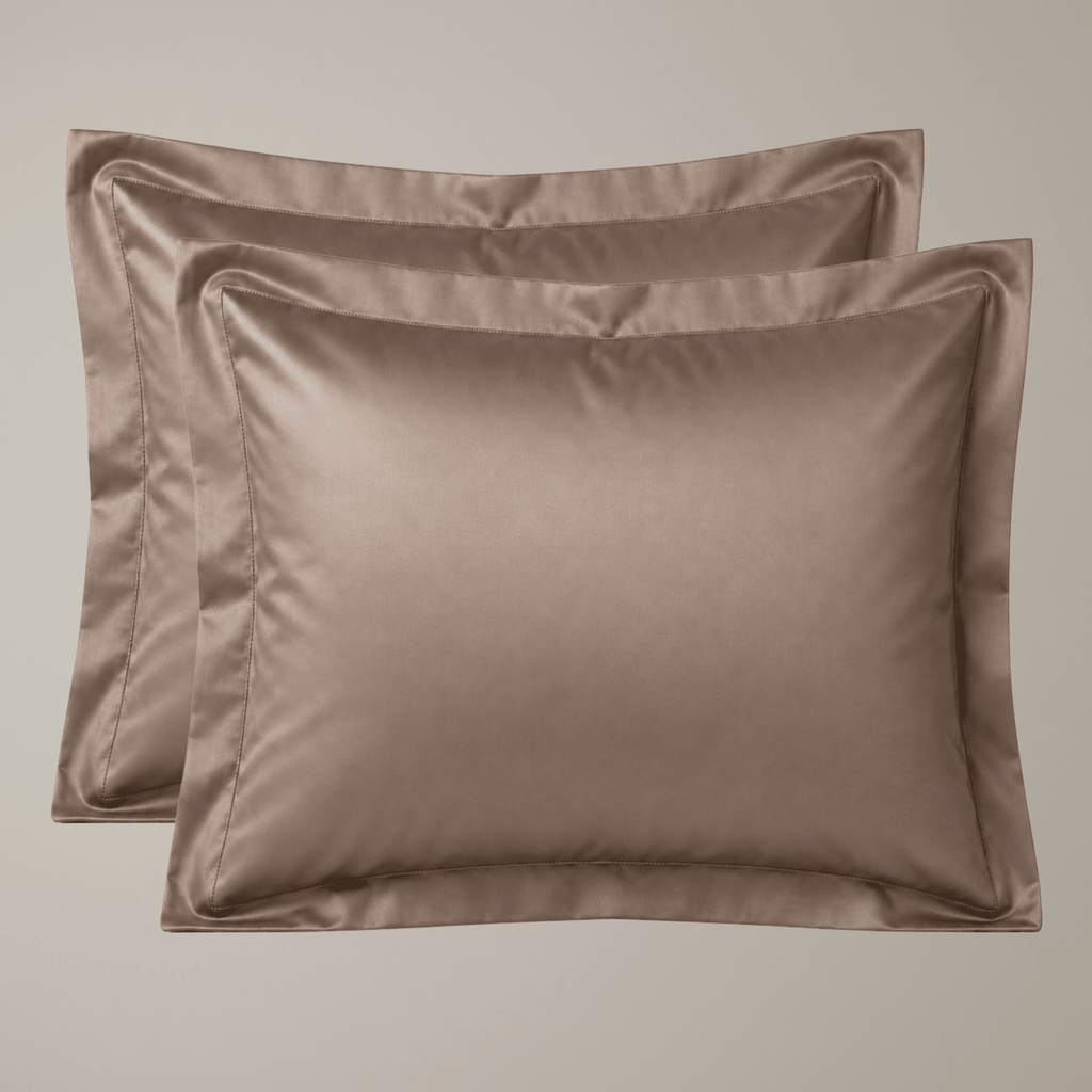 Luxe Baumwolle Satin 2-Kissenbezug Set